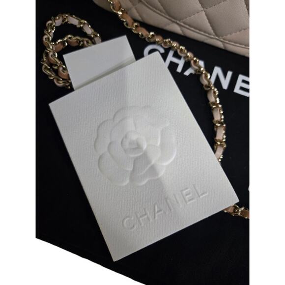 2023 Chanel Quilted Lambskin Mini Flap Top Handle Bag w/ Entrupy (15197) - Picture 4 of 16